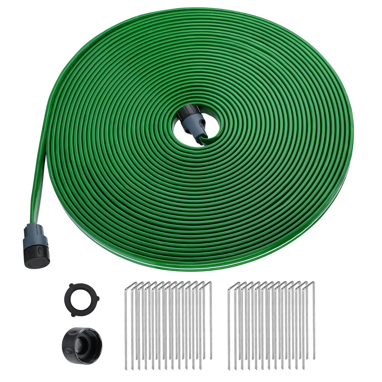 75ft Sprinkler Soaker Hose - Kink-, Save Water, Flexible - Heavy Duty Three T... gallery