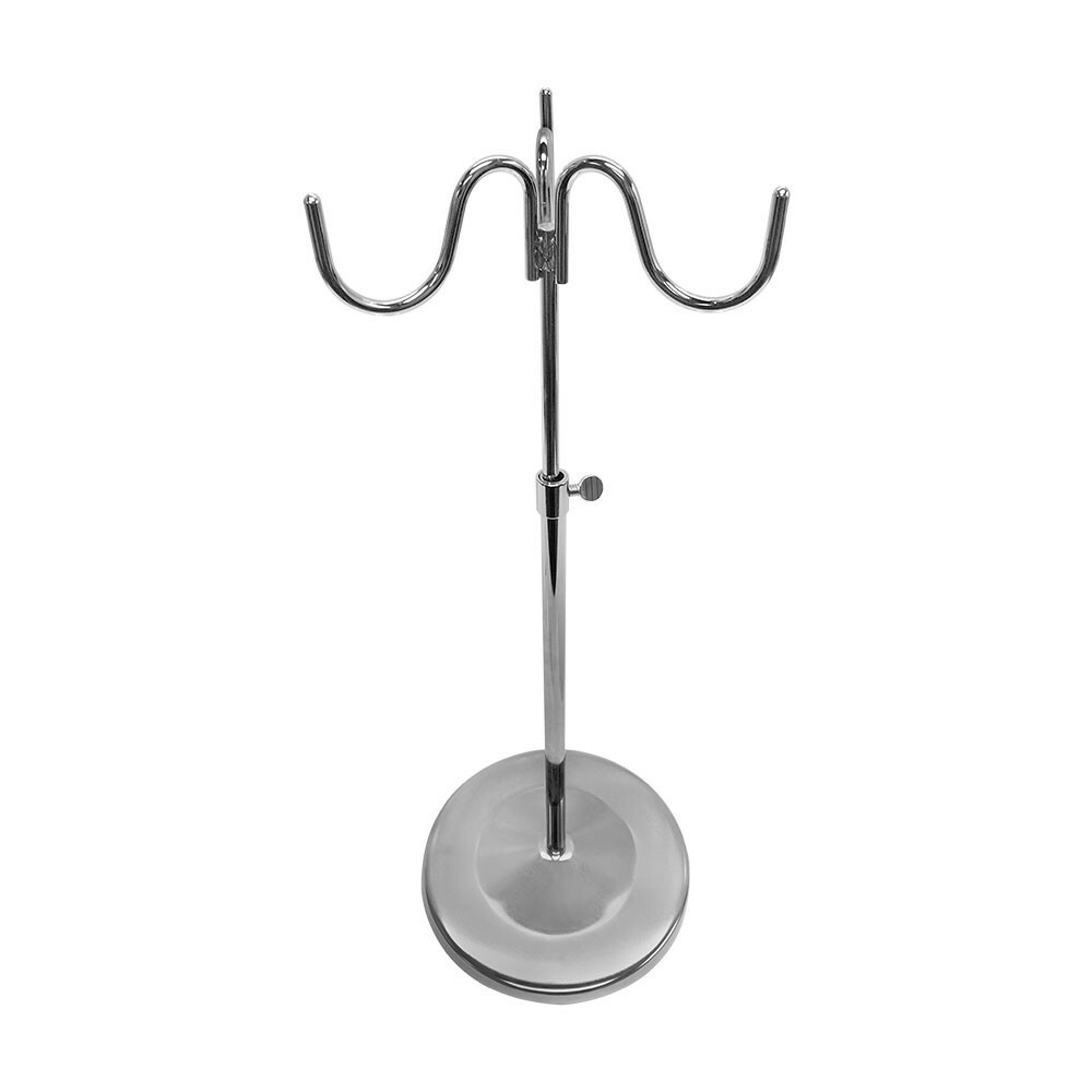 Adjustable 15''-28'' Chrome Triple Purse Display Fixture Retail Store Display gallery
