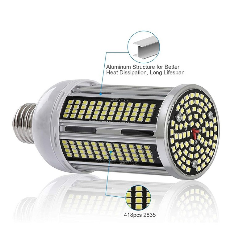 400W Equivalent LED Corn Light Bulb 40W 5000Lumen 5000K Daylight White E26/27 gallery