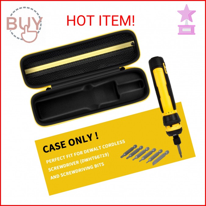 Electric Screwdriver Set Case for DEWALT Cordless Screwdriver (DWHT66719) and Sc gallery