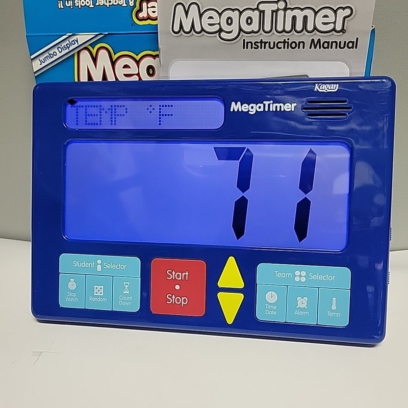 Kagan Cooperative Learning MegaTimer Classroom Timer Digital Lighted Working gallery