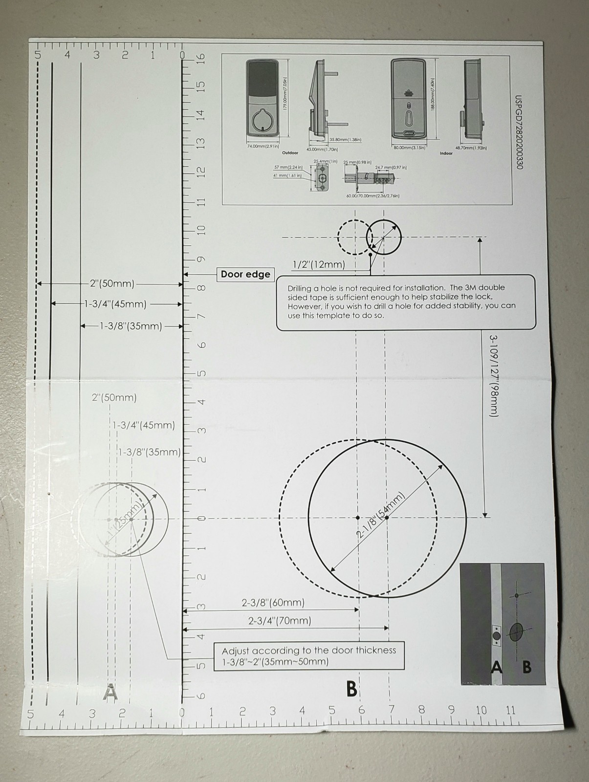 Lockly User Manual/ Welcome/ Installation Manual/ Template/ Secure Link Manual gallery