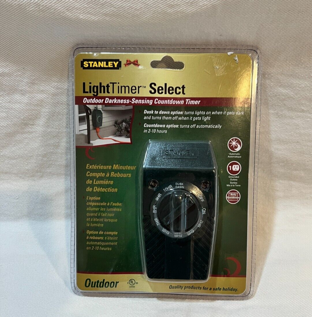 Outdoor Darkness Sensing Countdown Timer Stanley LightTimer Select gallery