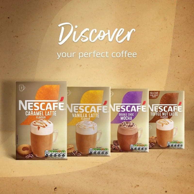 Nescafe Toffee Nut Latte (7ct x 2 boxes) exp 08/2026 gallery