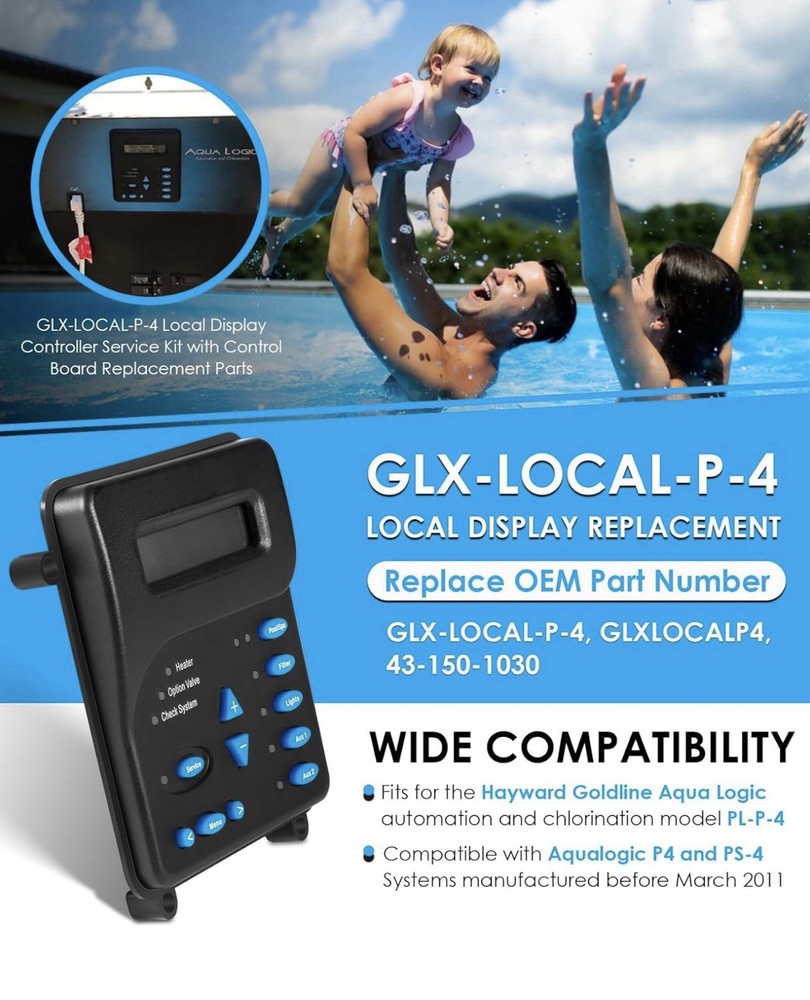 GLX-Local-P-4 Display Controller Keypad Board Replacement with Control Board
