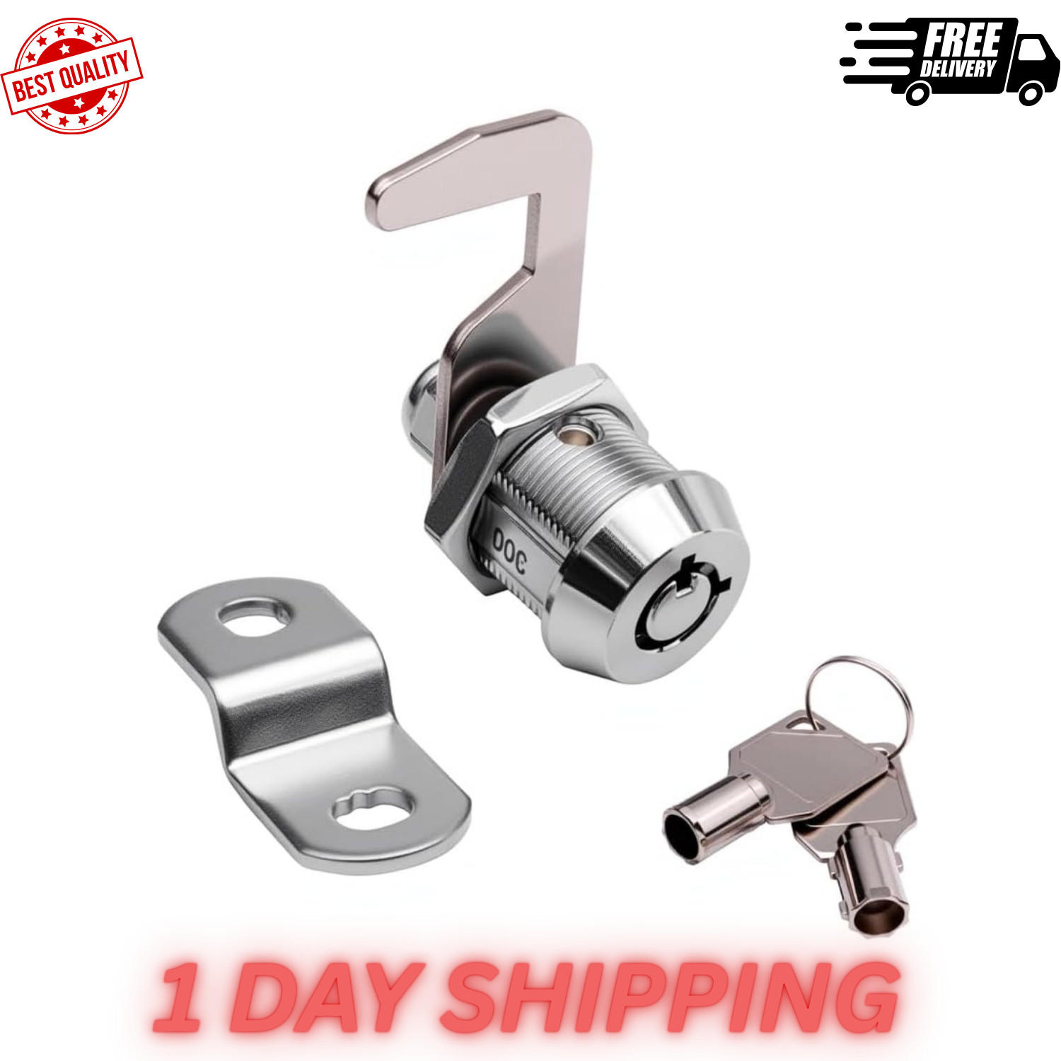 Universal Craftsman Tool Box Lock Chest Key Storage Truck Safe Cylinder Lock US gallery