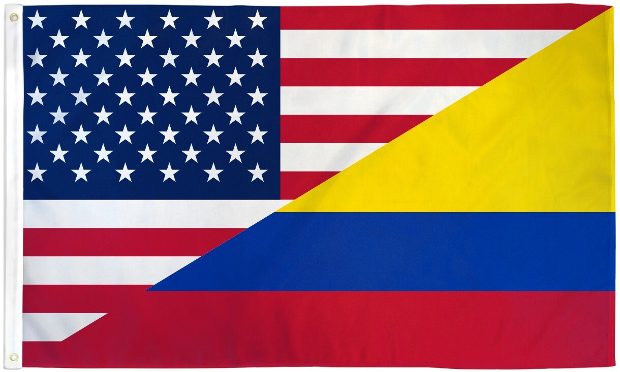 USA & Colombia Combination Flag 3x5ft USA & Colombia Combo Flag gallery