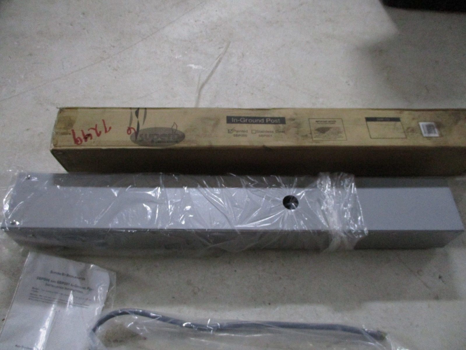NEW Broilmaster SBP000 PAINTED GRAY IN GROUND POST FREE SHIPPING gallery