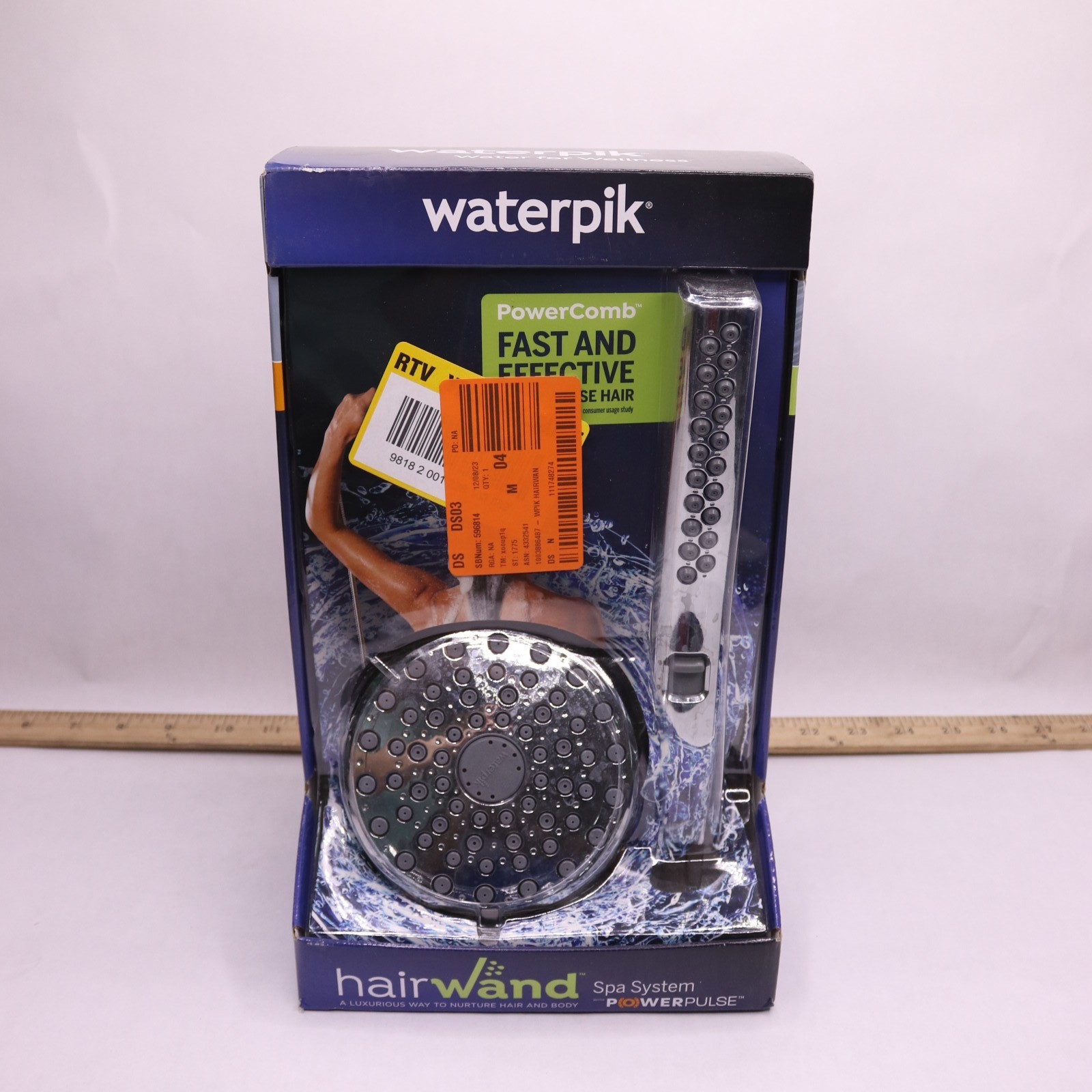 Waterpik Handheld 12-Spray Dual Showerhead Chrome 1.7-2gpm 5" Diameter gallery