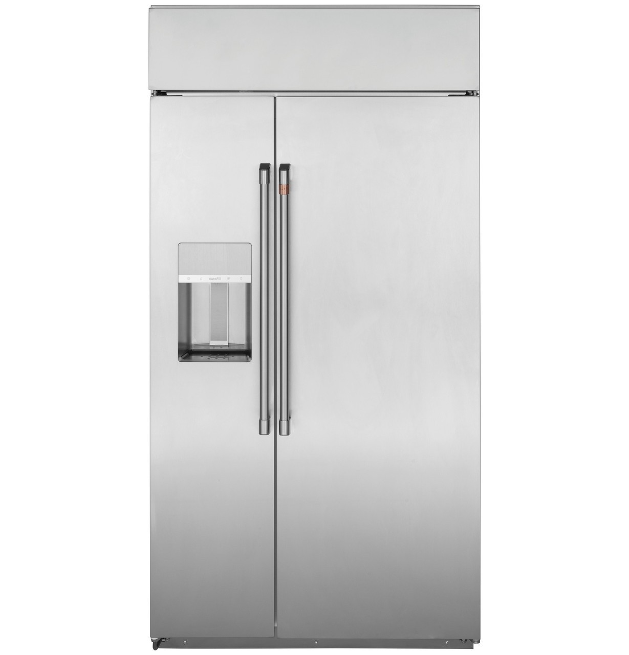 GE Cafe CSB48YP2NS1 48" Counter Depth Built-In Side by Side Smart Refrigerator gallery