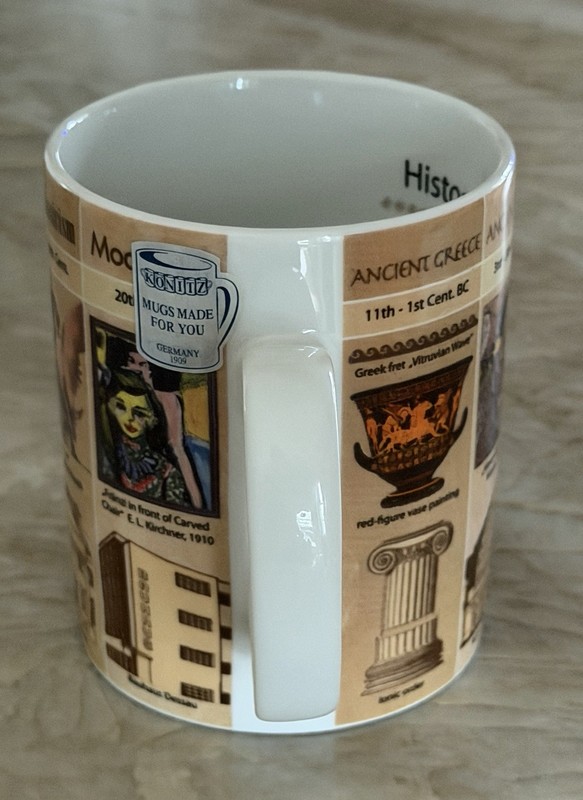 Konitz Germany Astronomy Coffee Mug History Of Art Greece Rome Baroque 16 Oz gallery