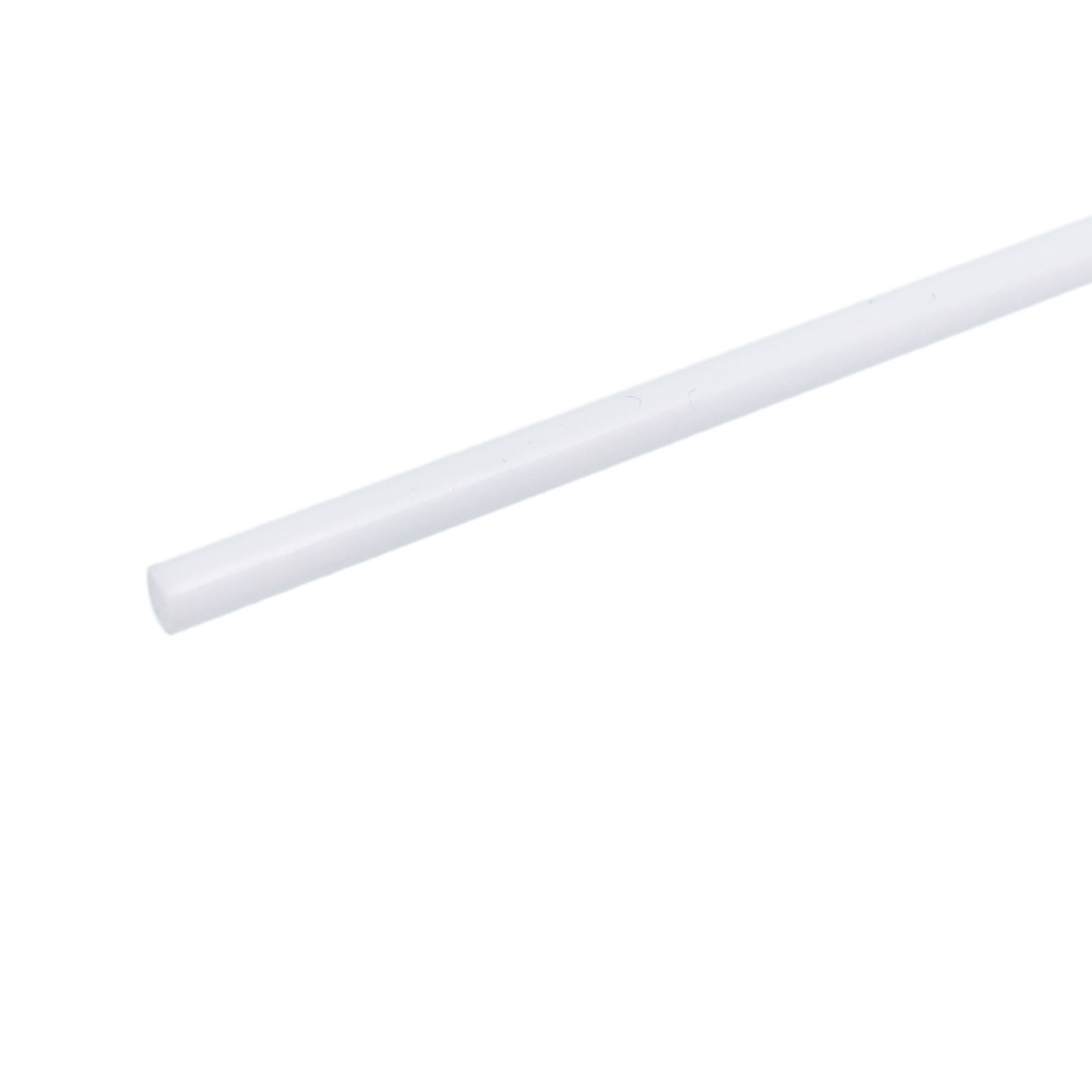 10x ABS Styrene Plastic Round Bar Rod Dia 2mm ±10% length 9.8" 250mm White gallery