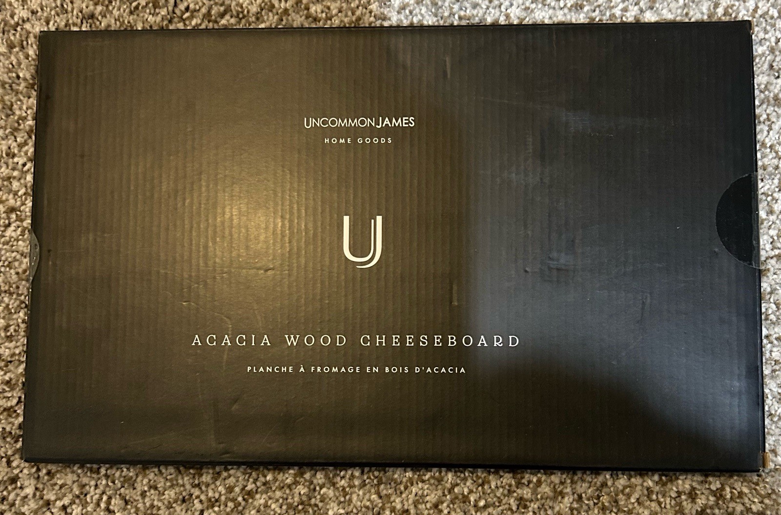 UNCOMMON JAMES 15" Acacia Wood Cheeseboard Charcuterie Chopping Cutting Board gallery