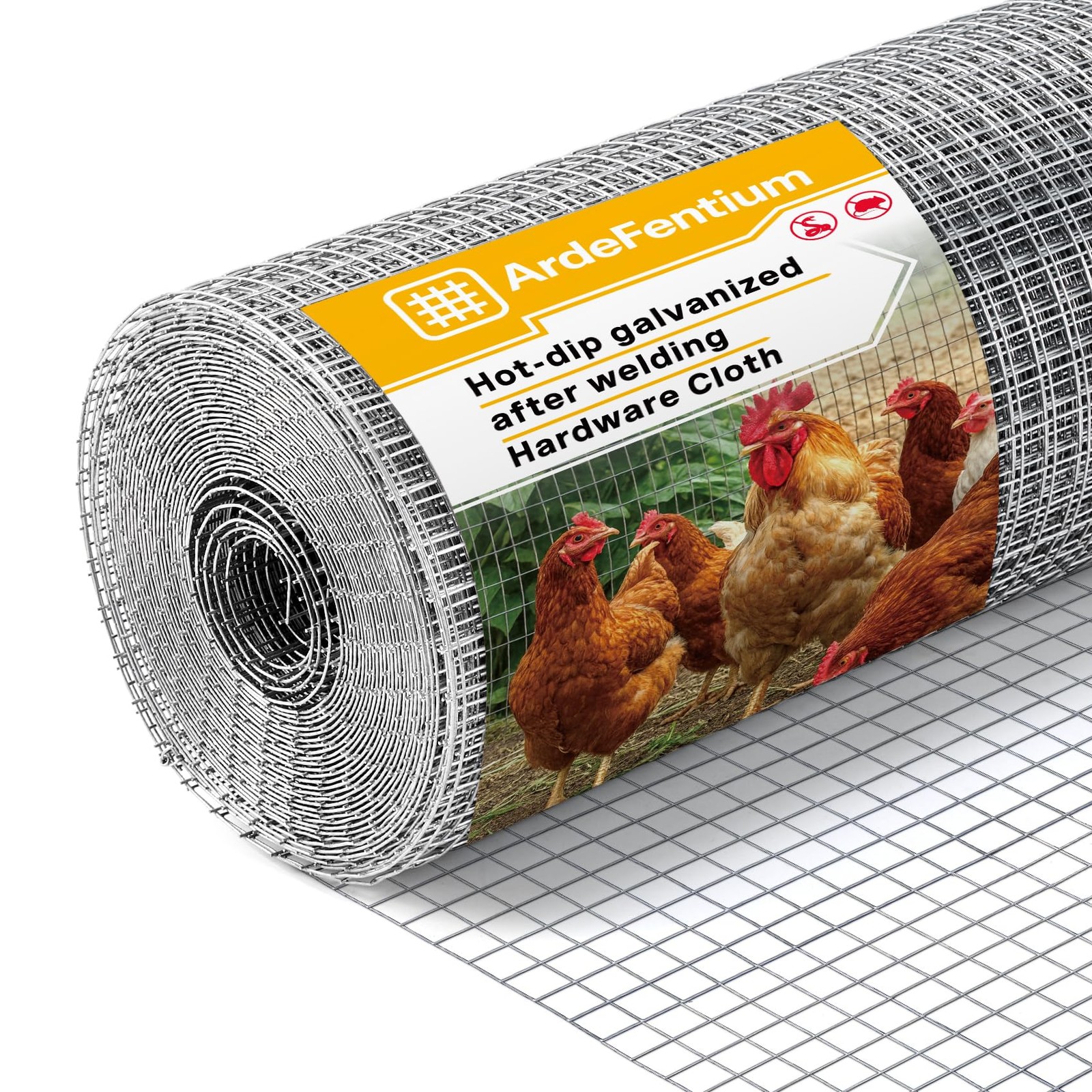 8in x 25ft Hardware Cloth Chicken Wire - 1/4 Inch 23 Gauge Hot Dipped Galvani... gallery