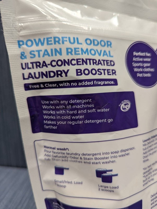 Defunkify Non-Toxic Laundry Booster Free & Clear 25.4 oz 48 Loads gallery
