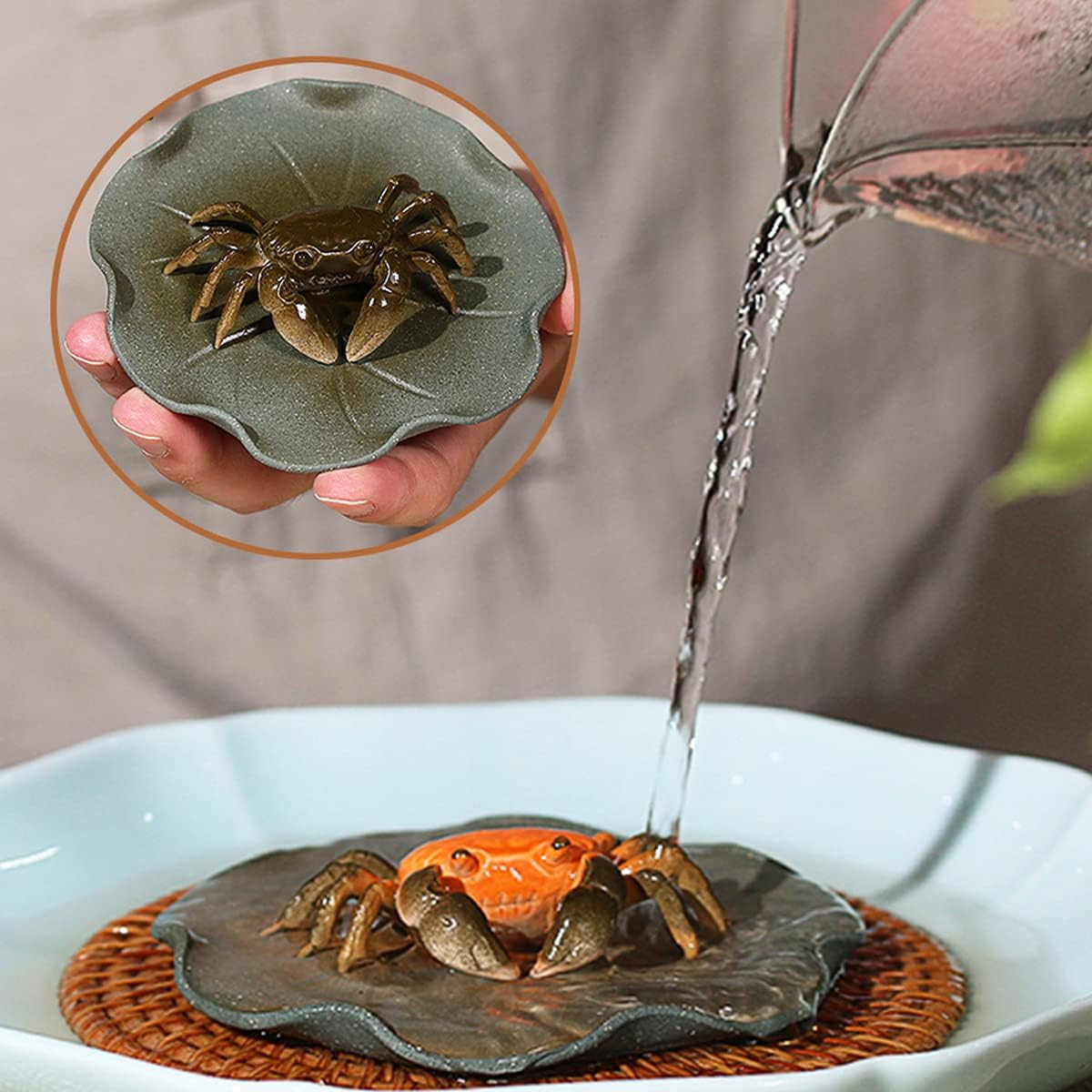 LYART Color Changeable Tea Pet Cute and Fine Kung Fu Zisha Tea Pet for Tearoom O gallery