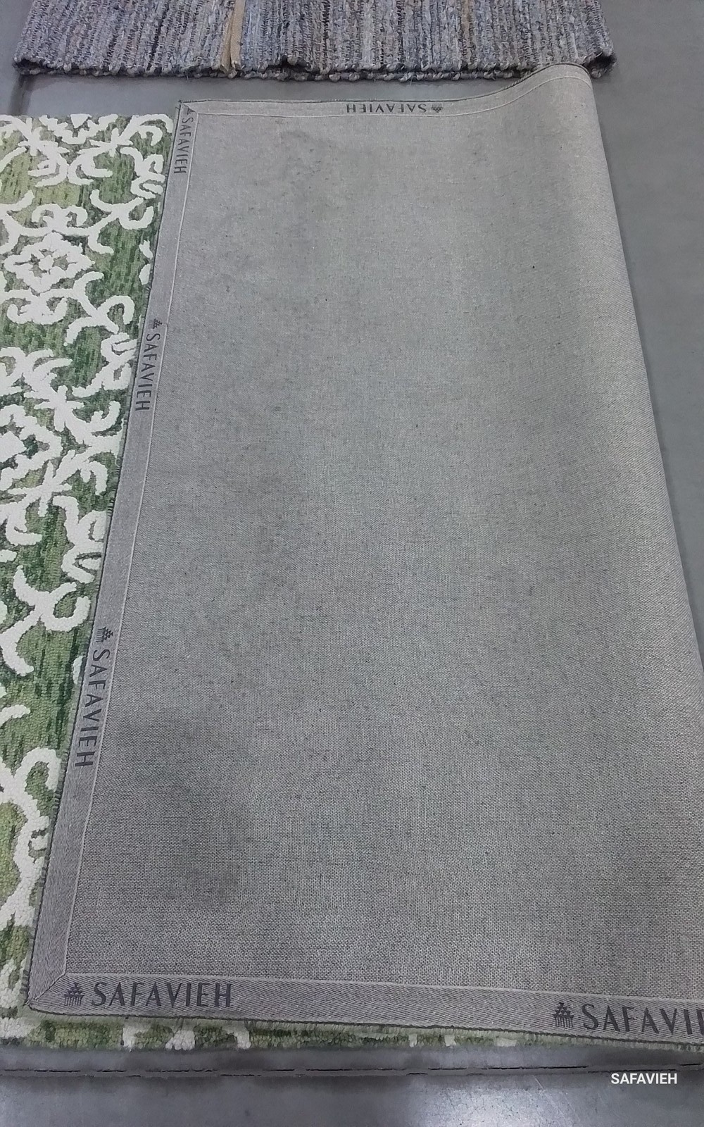 GREEN / IVORY 6'-0" x 9'-0" Back Stain Rug, Reduced Price 1172801473 BLM104Y-6 gallery