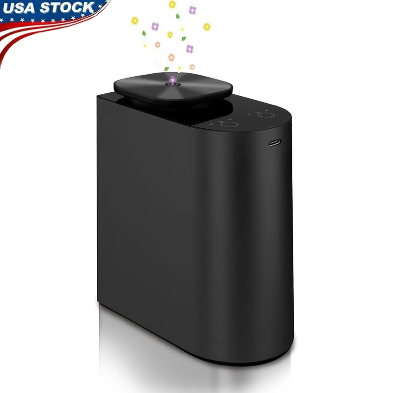 Waterless Essential Oil Diffuser Portable Aromatherapy Nebulizer LED Light New gallery
