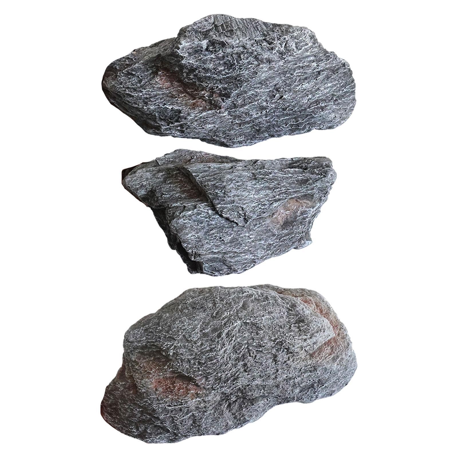 Artificial Rock Versatile Pump Cover Natural Texture for Porch Lawn Balcony gallery