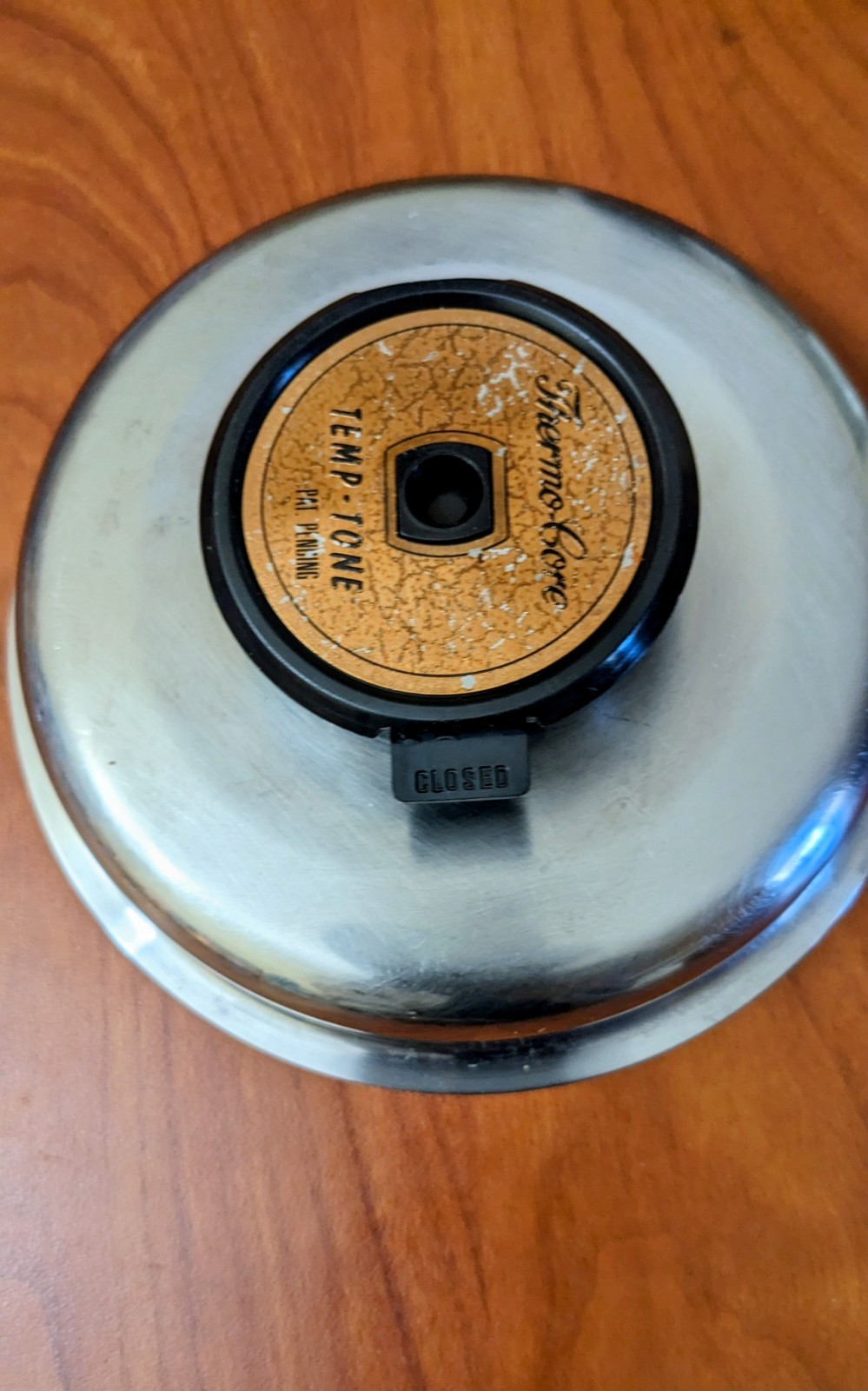 Thermo-Core Temp Tone 6.5 Stainless Steel Vented Lid Vitange LID ONLY gallery