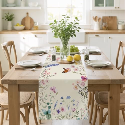 Decorations - Daisy Eucalyptus Lavender Floral Leaves Summer Table Spring gallery