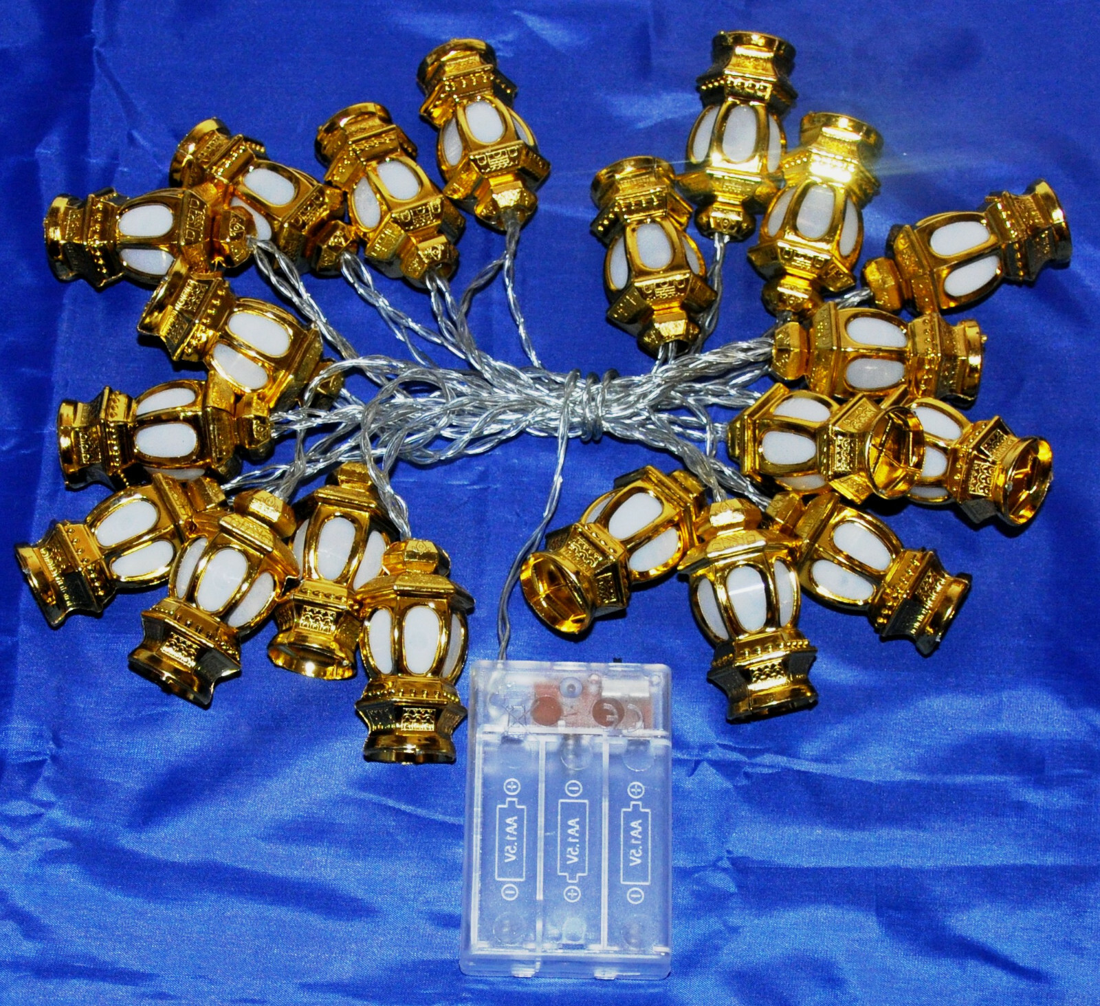 Ramadan / Eid Deluxe Indoor LED Light String Golden Mini Lanterns gallery