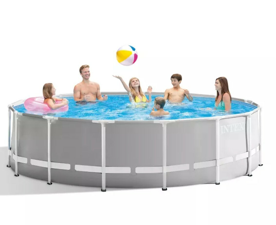 Intex 15ft x 48in Prism Frame Above Ground Pool Set (Free Shipping) gallery