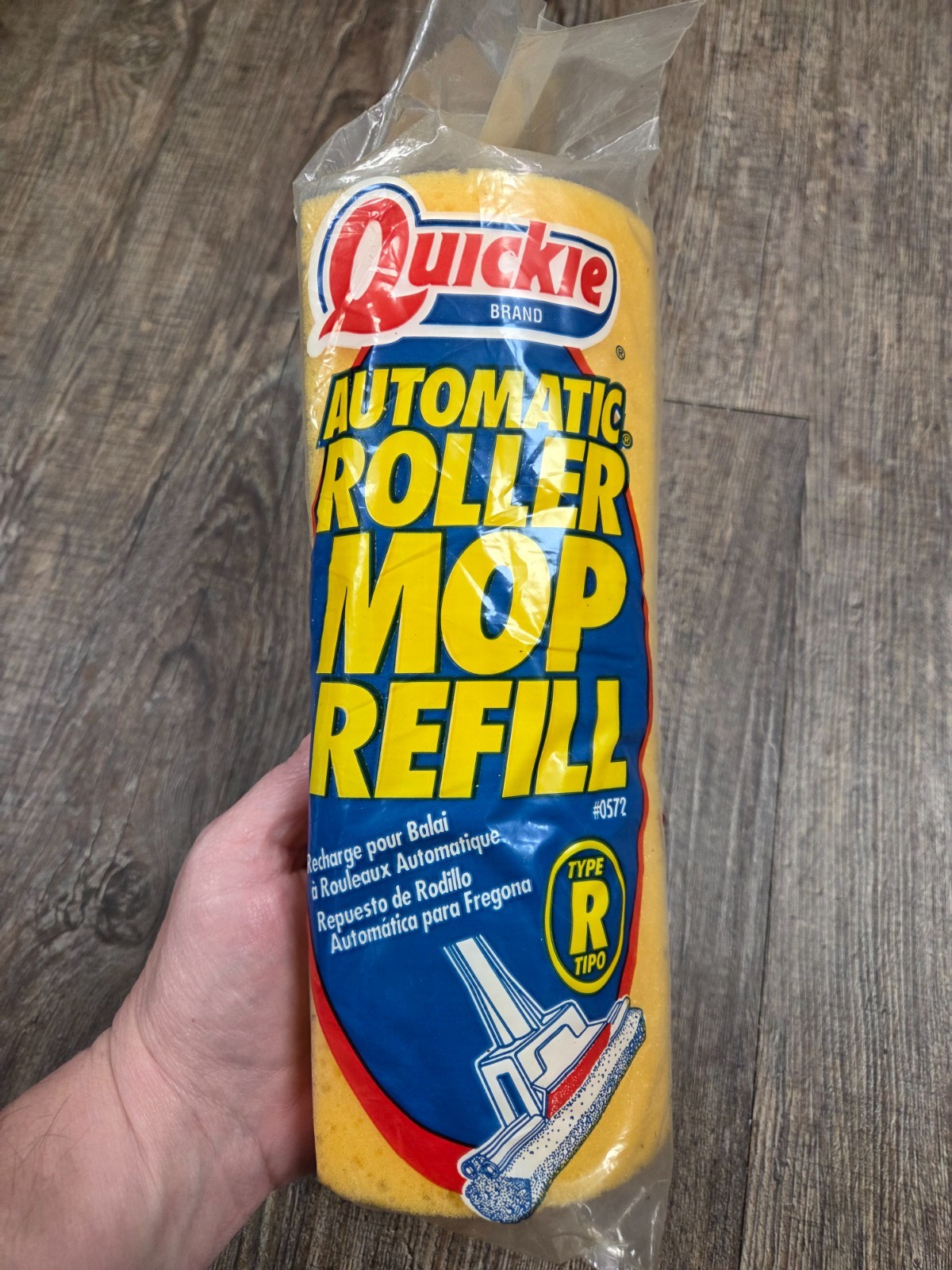 Quickie Automatic Roller Mop Refill Type R #0572 Vintage 2000 gallery