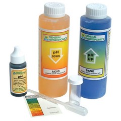 General Hydroponics pH Control Test Kit – GH 8 oz Up Down Adjustment Combo