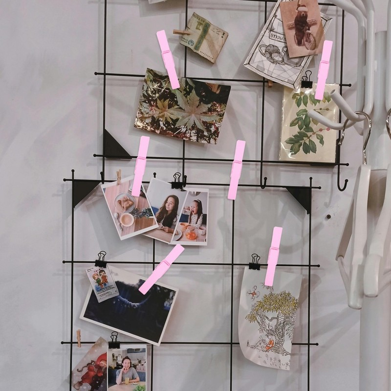 40 Pcs Multiple Hanging Small Clothes Wooden Clothespins gallery
