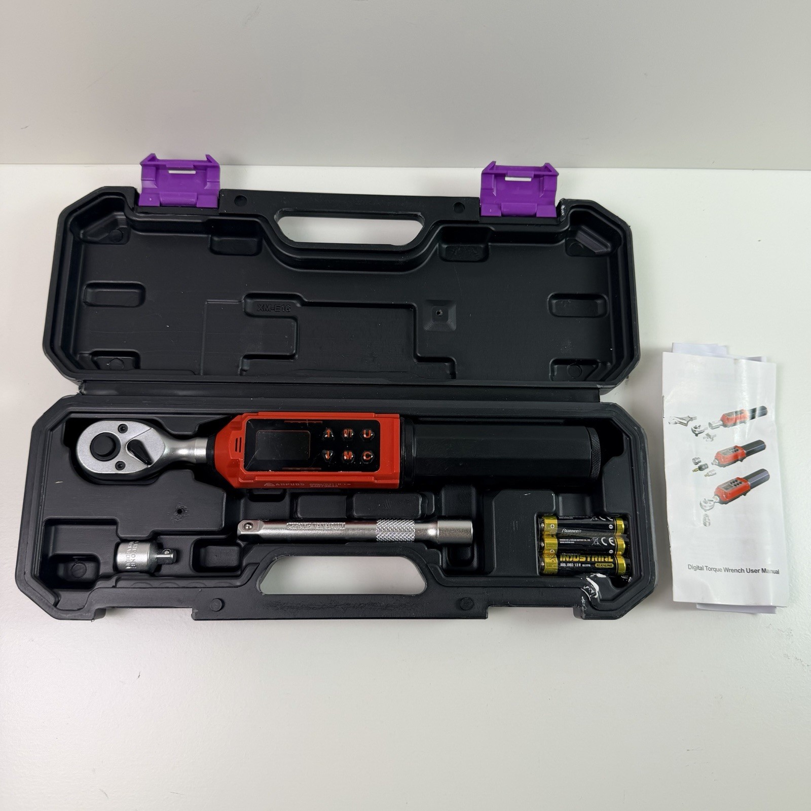 ANPUDS 3/8-inch Drive Digital Torque Wrench 0.66-44.3Ft.lbs/0.9-60Nm gallery