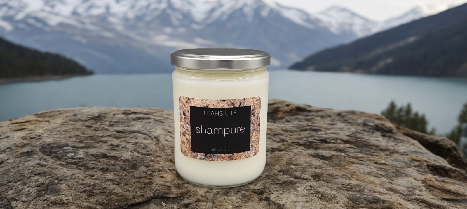 WOOD WICK * SHAMPURE AVEDA TYPE * SCENTED CANDLE * Leah's Lite Candle * 16 OZ gallery