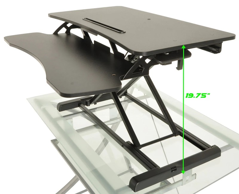 Conquer Adjustable Standing Desk Sit to Stand Workstation 31.5" gallery