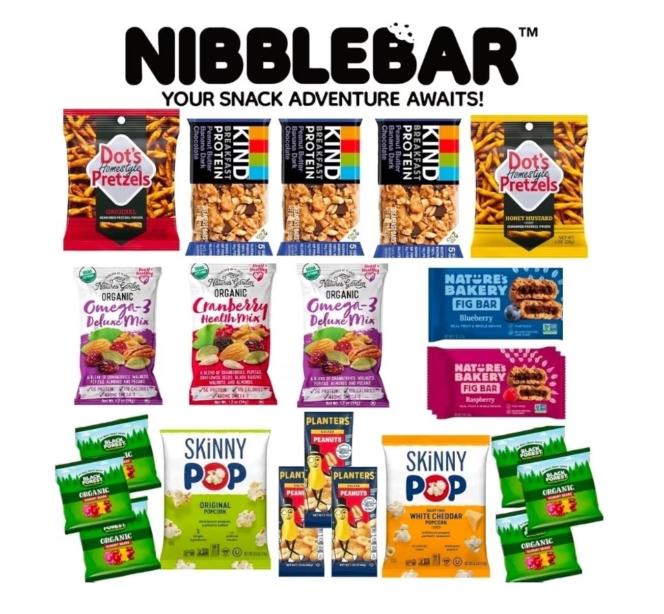 Snack Box Variety Care Package Gift Basket Kids Adults Office Student NIBBLEBAR gallery