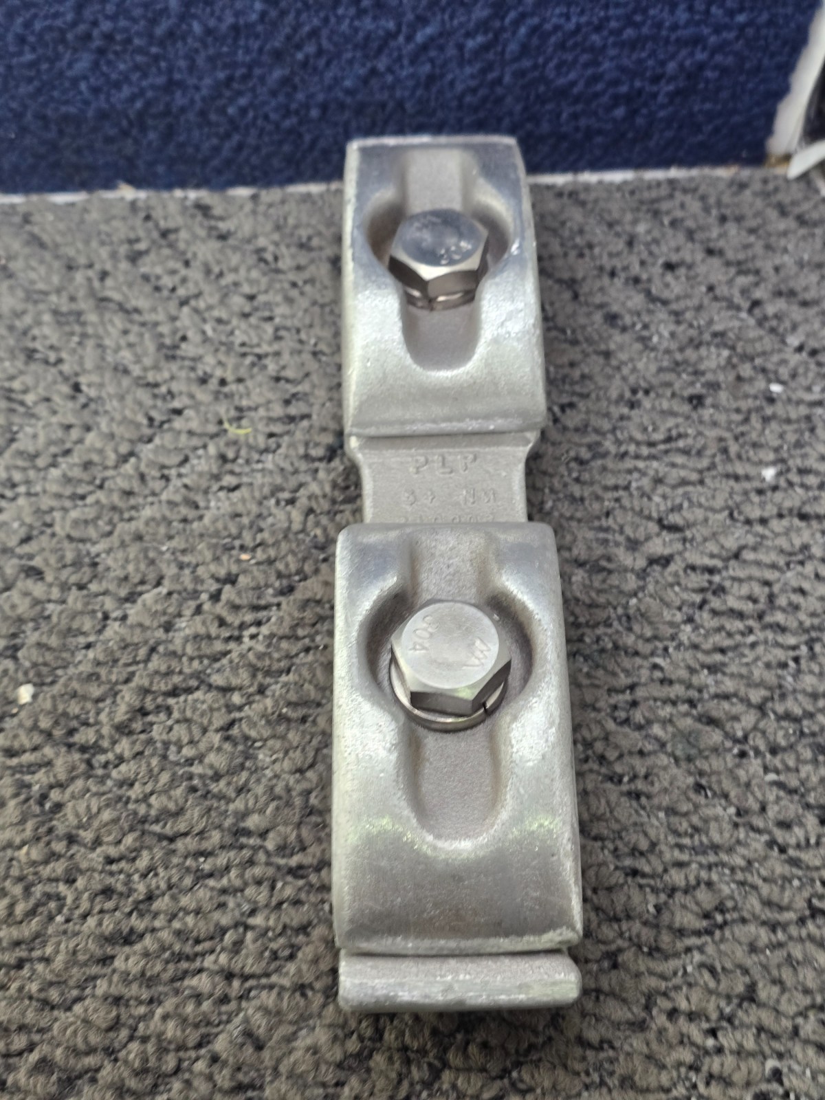 (QTY 2) PLP 240002 Heavy-Duty Parallel Groove Grounding Clamps 54 NM Torque gallery