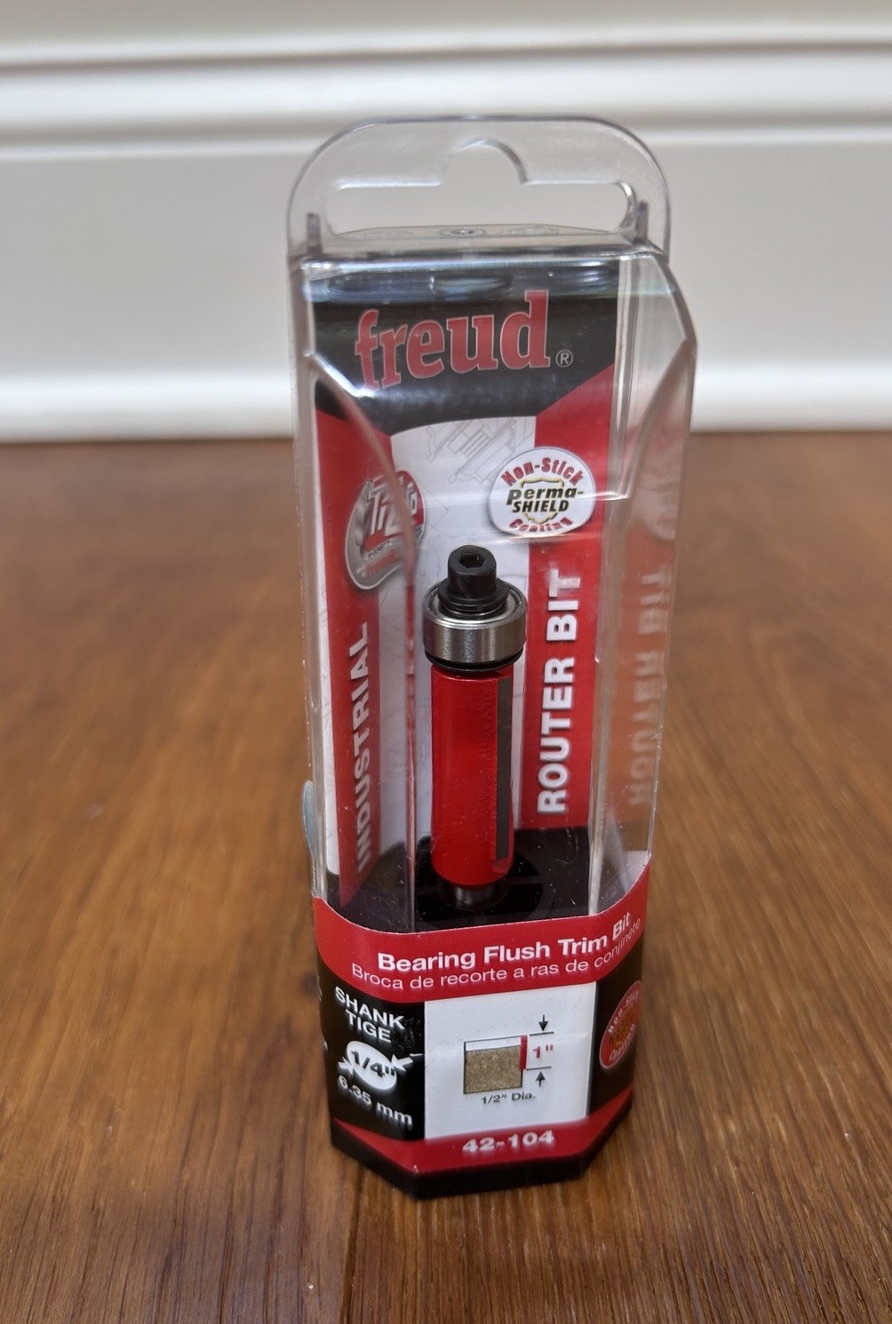 FREUD 42-104 1/2" Carbide Double FLUTE BEARING Flush Trim ROUTER BIT New gallery