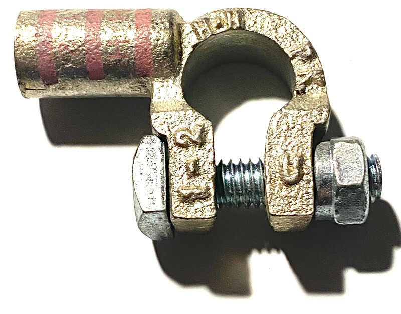Battery Cable Ends Copper Top Post 90 DEG Terminal Connectors 2 GAUGE THUR 4/0 gallery