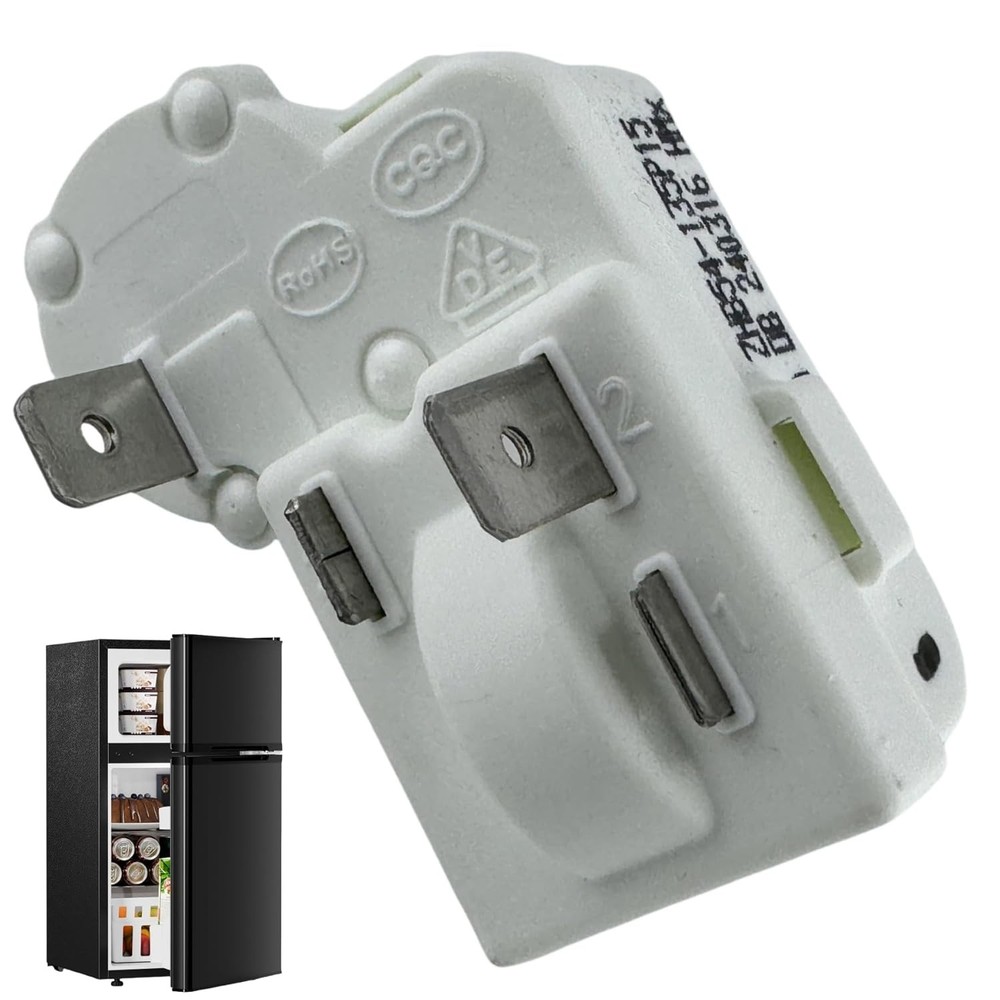 2Pin Over Load Protector Refrigerator Compressor PTC Starter Relay Freezer