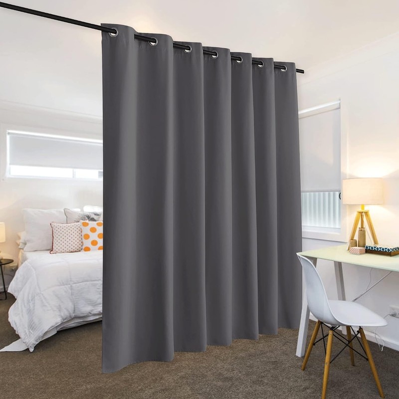 Adjustable Ceiling to Floor Drapes - Room Partition Curtain gallery