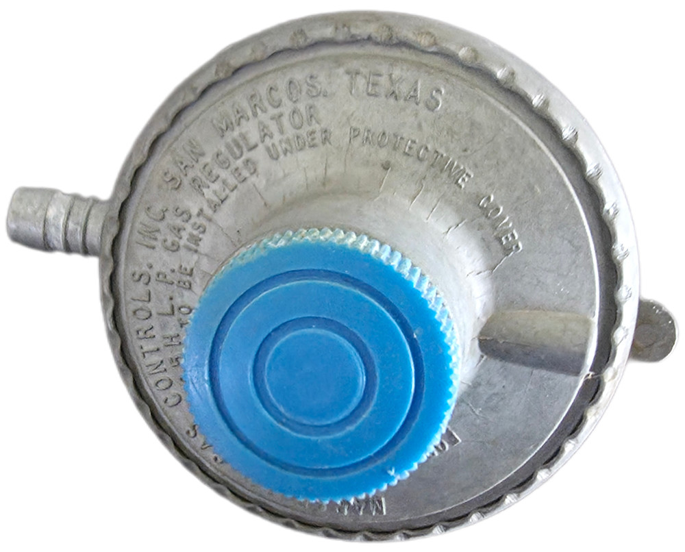 Marshall universal propane LP regulator #150 1/4" inlet crimp on outlet