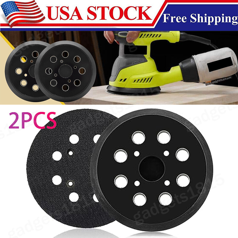 2x 5" Hook&Loop Sanding Sander Pads for Ryobi RS290 RS240 RS280 RS280VS RS281VS gallery