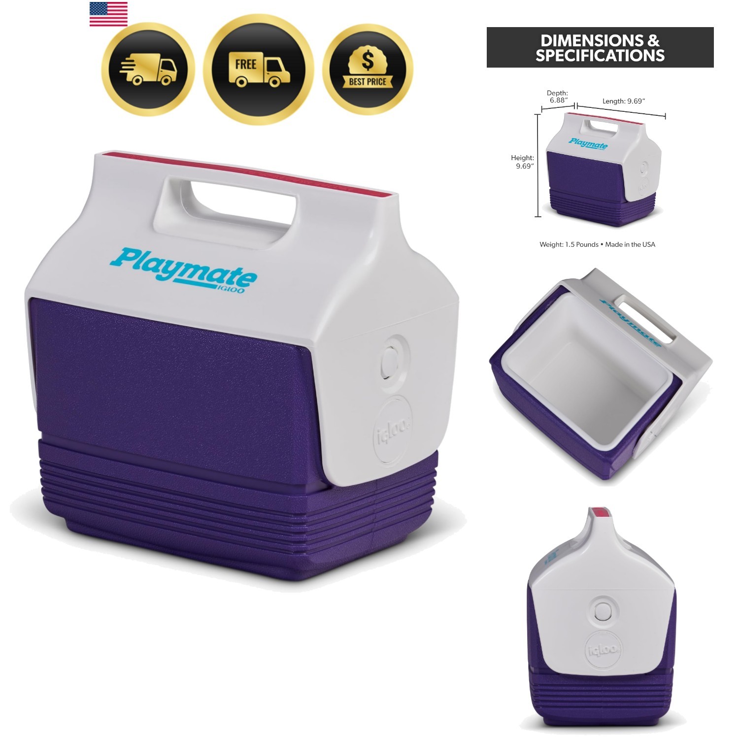 Classic Playmate Coolers | Insulated Hard Shell Cooler Chest gallery