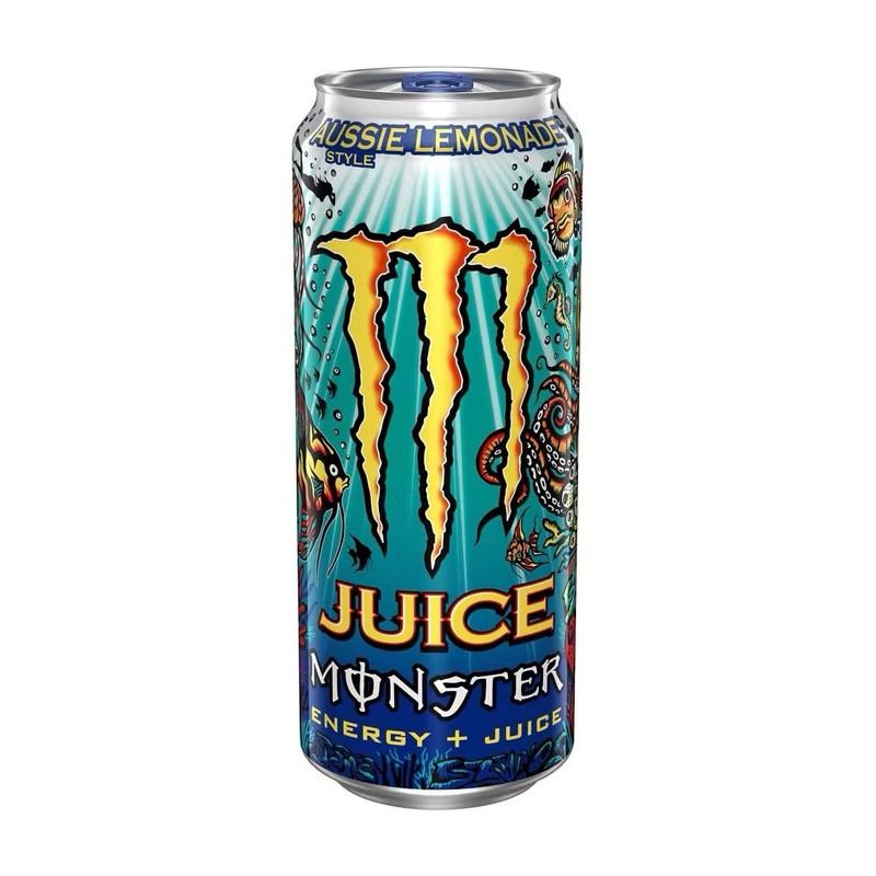 Monster Energy + Juice Aussie Style Lemonade 16 Fl Oz Cans Case (24 Pack) gallery