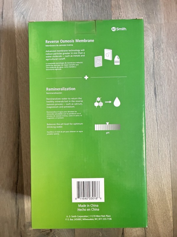 A.O. Smith Set Replacement Filter #960788 Membrane & Remineralizer Set- New gallery