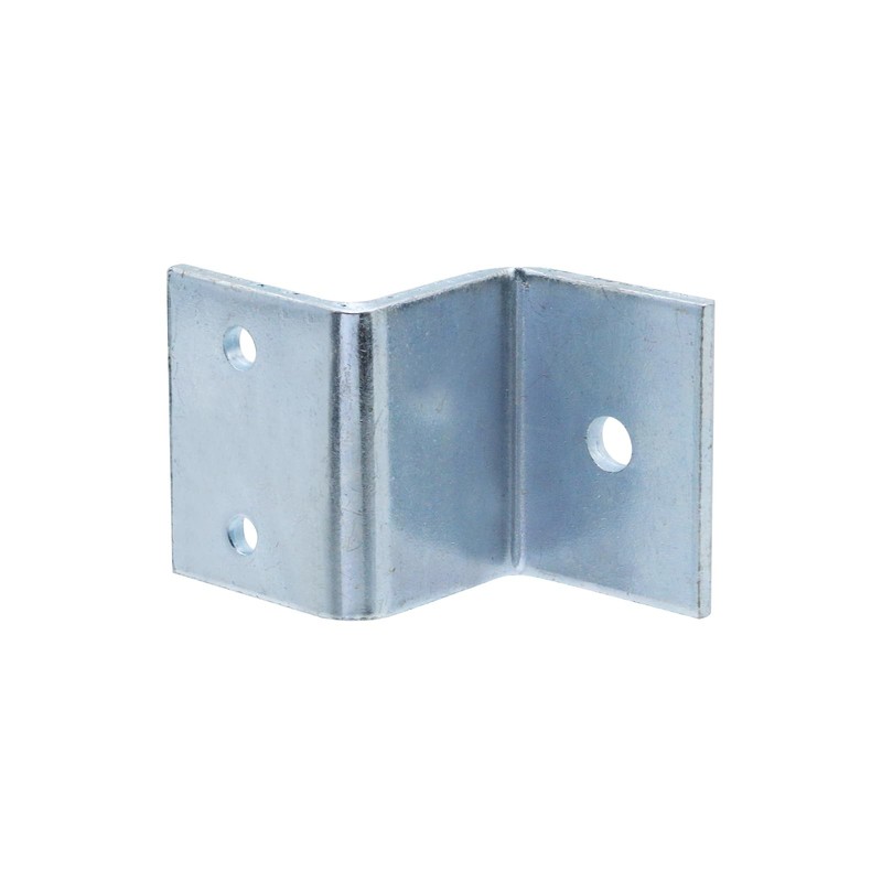 Silver Z Brackets Heavy Duty Right Angle Corner Brace Support 1.57 In 4 PCS gallery