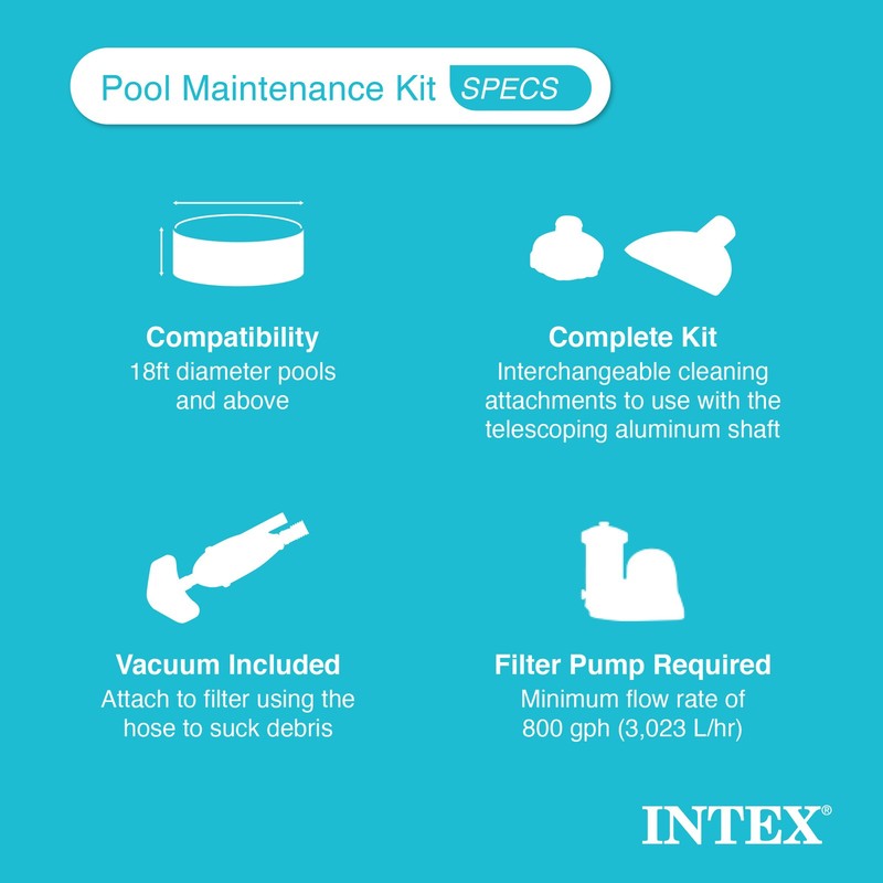 Intex 32ft x 16ft x 52in Rectangular Ultra XTR Pool & Maintenance Kit (2 Pack) gallery