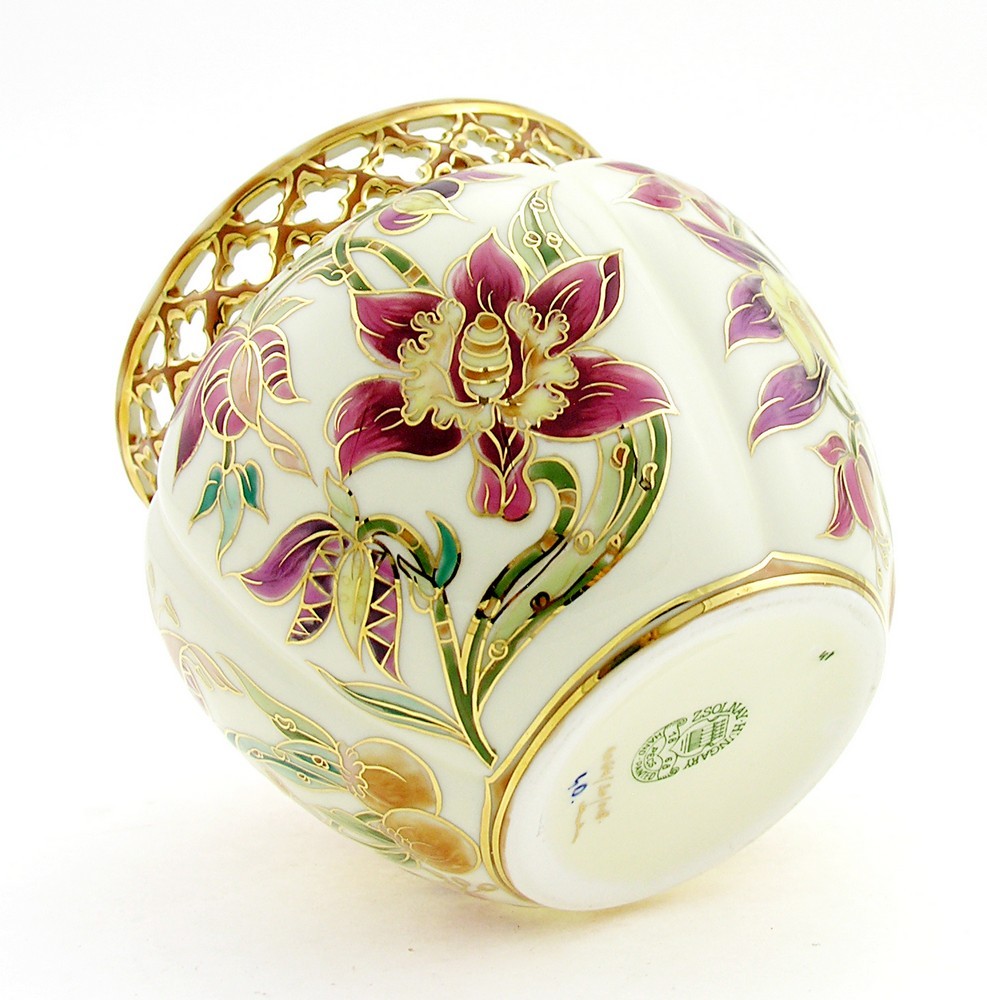 Small Zsolnay Natural Color Cachepot gallery