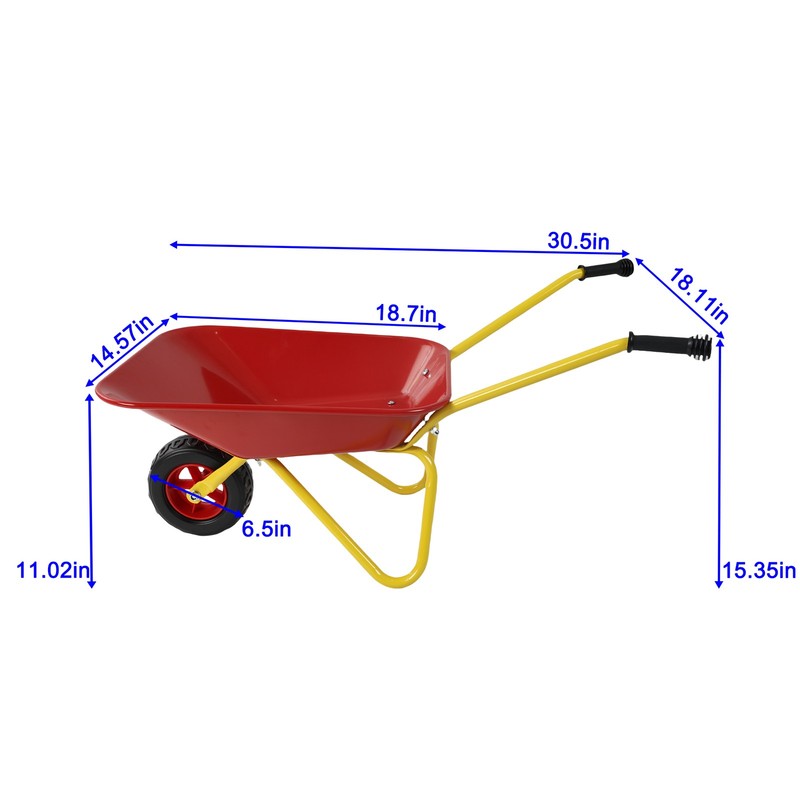 Children's Wheelbarrow Maximum Capacity 33LBS Children's Heavy Wheelbarrow gallery