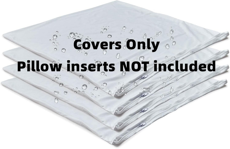 Kingnex 4 Pack Waterproof down Feather Proof Pillow Protectors with Zipper gallery