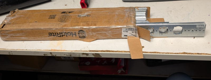 50 HoldRite 20" Galvanized Bracket 103-18 - 1/2" or 3/4" or 1" gallery